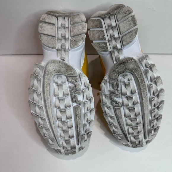 Fila Yellow Sneakers Sz.5.5y - Picture 7 of 7